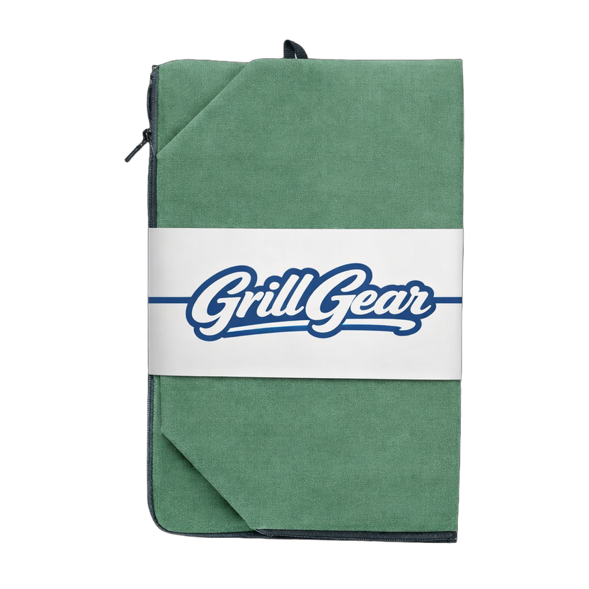 Grill Gear resting blanket covering BBQ meat during resting