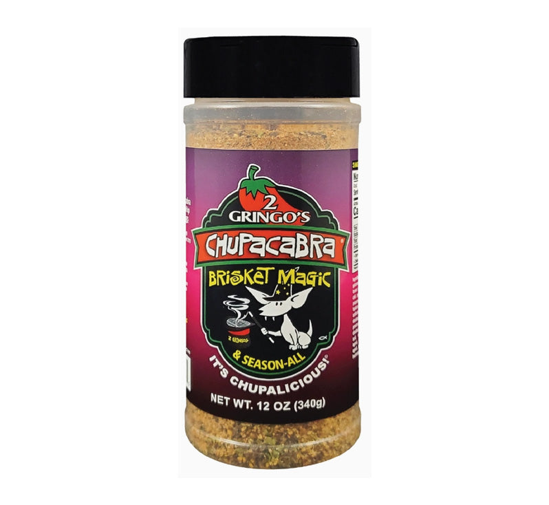 2 Gringos Chupacabra Brisket Magic seasoning bottle