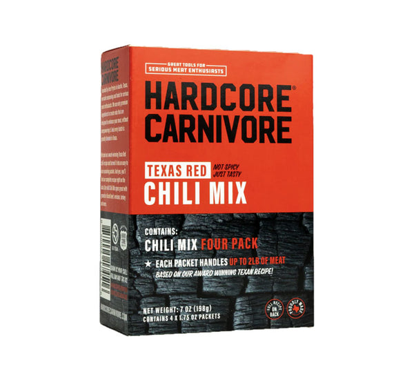 Box of Hardcore Carnivore Chili Mix 4 Pack