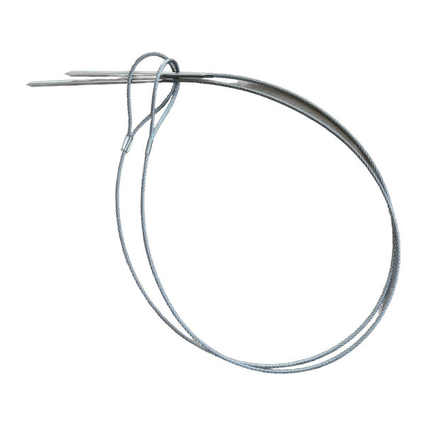 Flexible stainless steel BBQ skewers, 2-pack