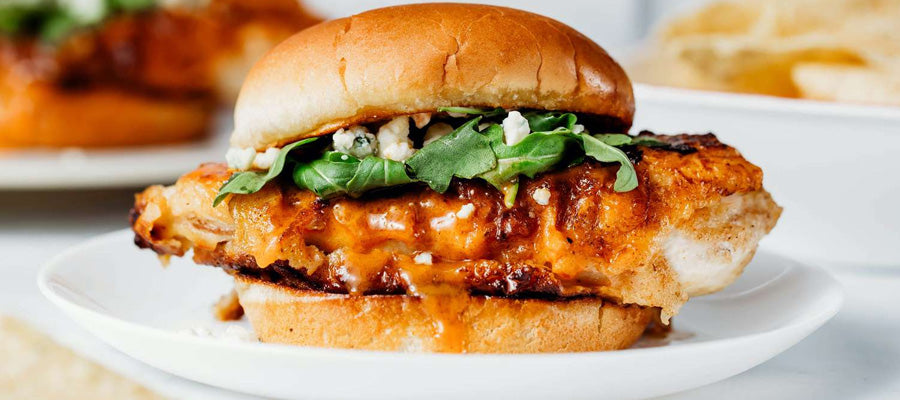 Lanes BBQ – Spicy Buttermilk Buffalo Fried Chicken Hoagies