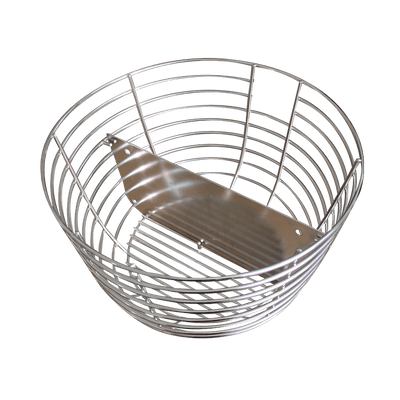 18" Stainless Steel Rotisserie Basket with Divider