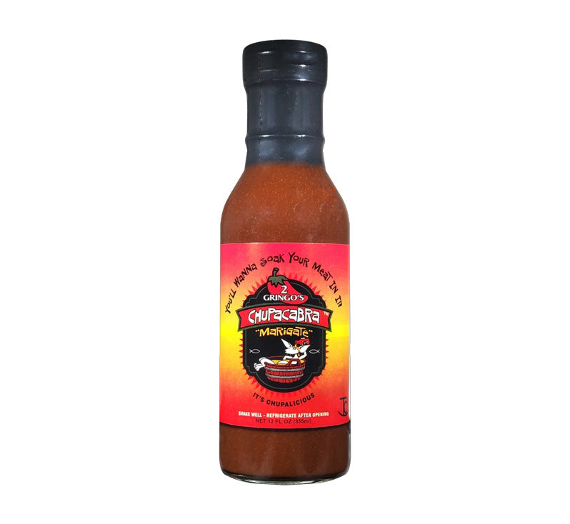 2 Gringos Chupacabra Marigate Marinade bottle