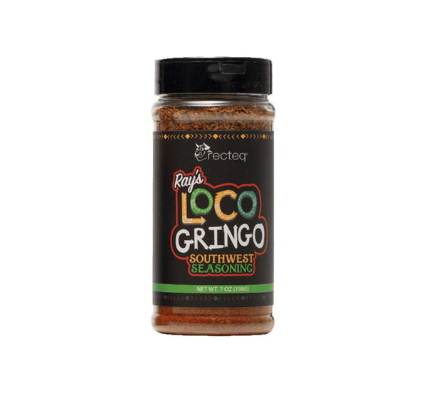 Jar of Ray’s Loco Gringo Rub seasoning