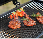 Non-stick reusable BBQ grill mesh mat