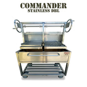 Tizona Commander Stainless DBL live-fire grill