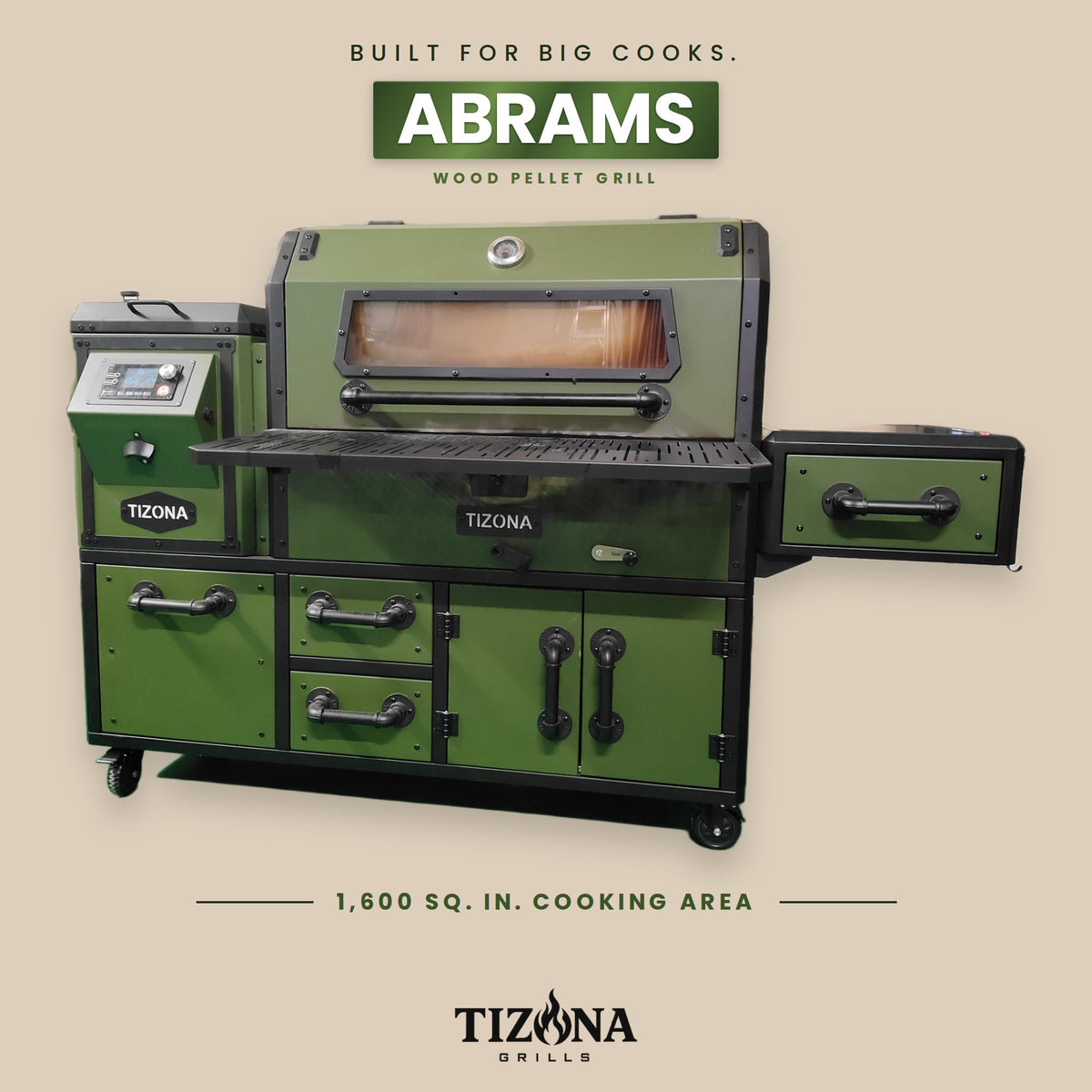 Tizona Abrams pellet grill, photo 12