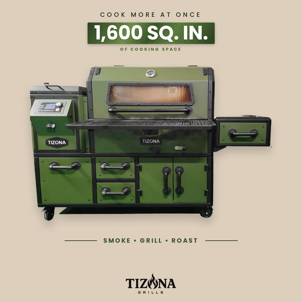 Tizona Abrams pellet grill, photo 13
