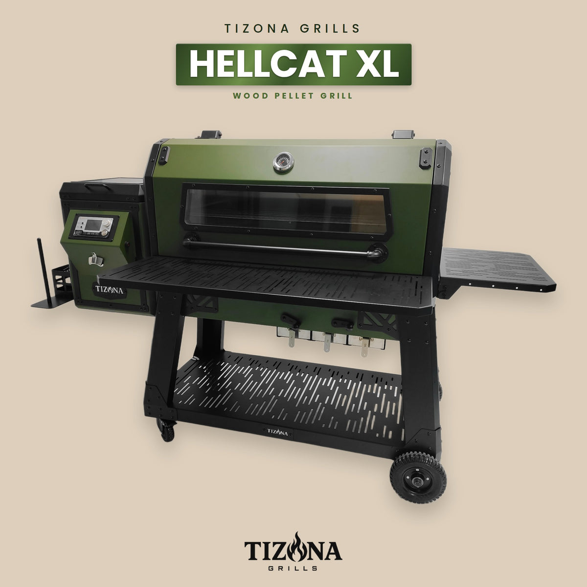 Tizona Hellcat XL pellet grill, photo 14