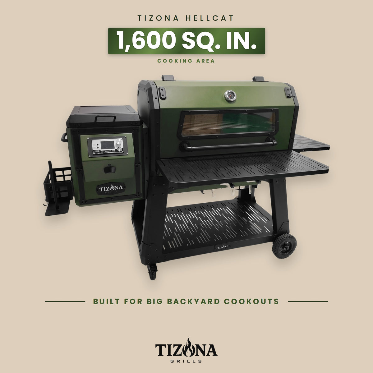 Tizona Hellcat pellet grill, photo 15