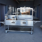Tizona Garrison live-fire grill, front view