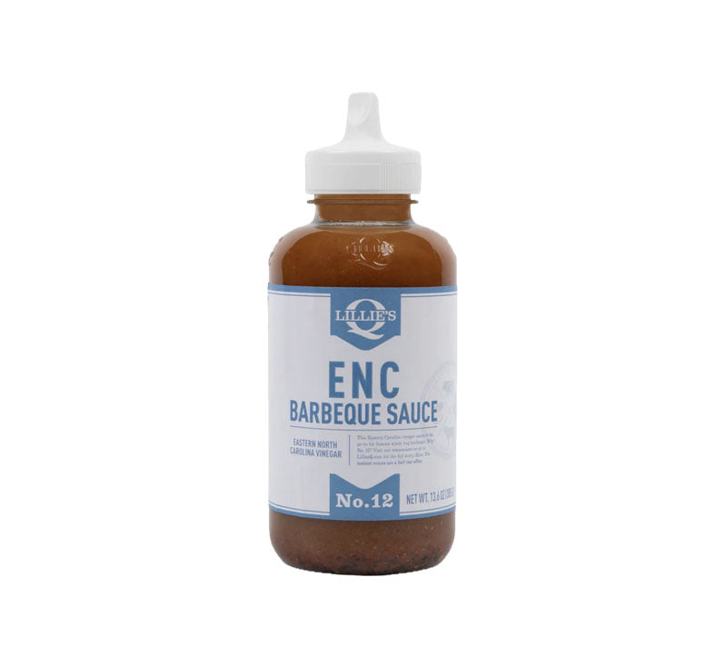 Lillie’s Q ENC Barbeque Sauce case packaging