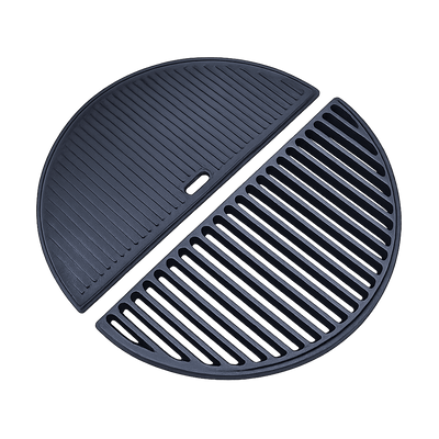 24" Half Moon Cast Iron Griddle