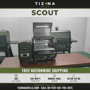 Tizona Scout pellet grill walkthrough