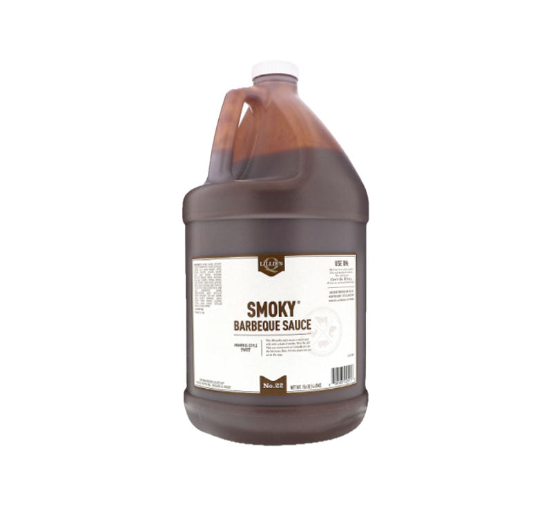 Lillie’s Q Smoky Barbeque Sauce gallon jug