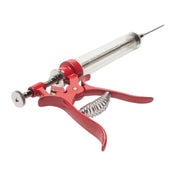Meat injector gun with 2 oz barrel
