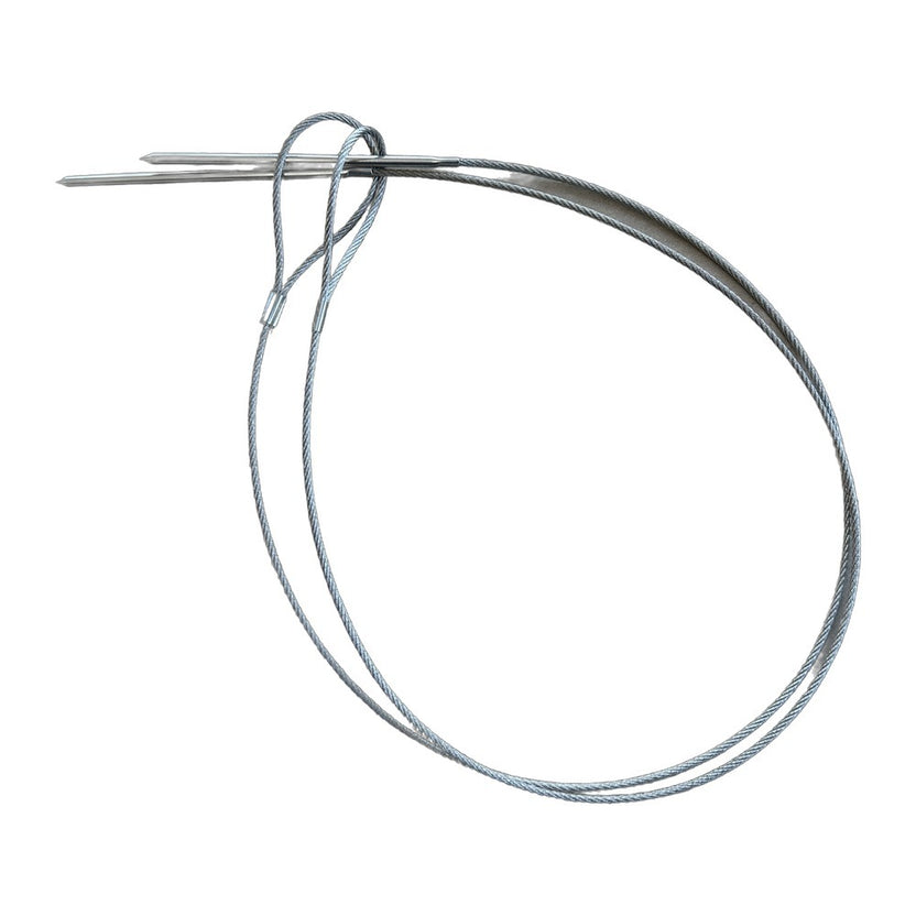 Flexible stainless steel BBQ skewers, 2-pack